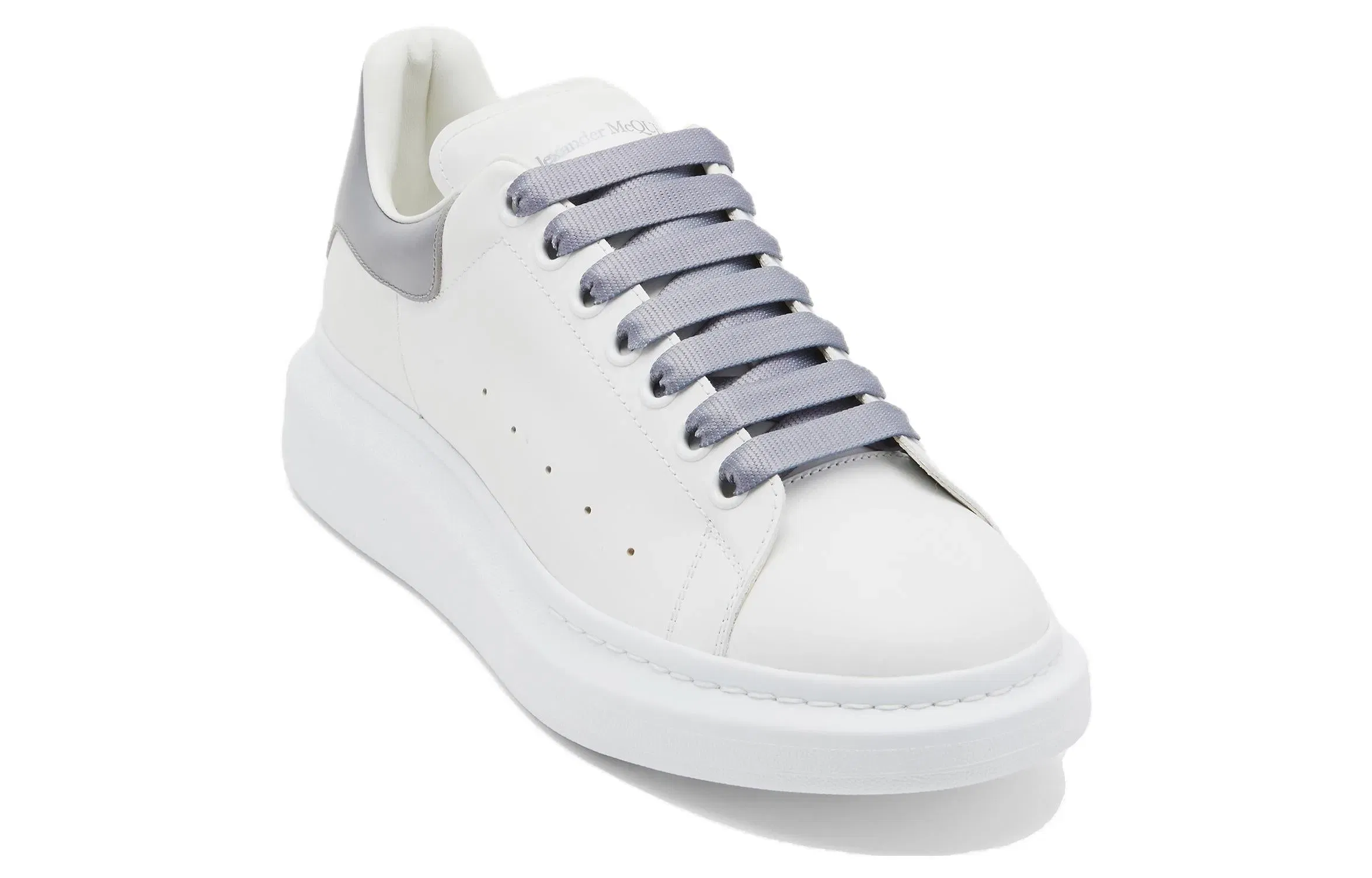 Alexander McQueen Oversized Sneaker White Grey
