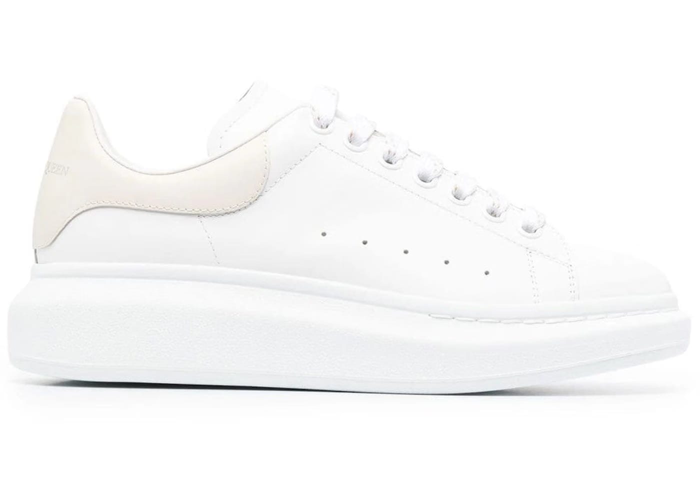 Alexander McQueen Oversized Sneaker White Vanilla