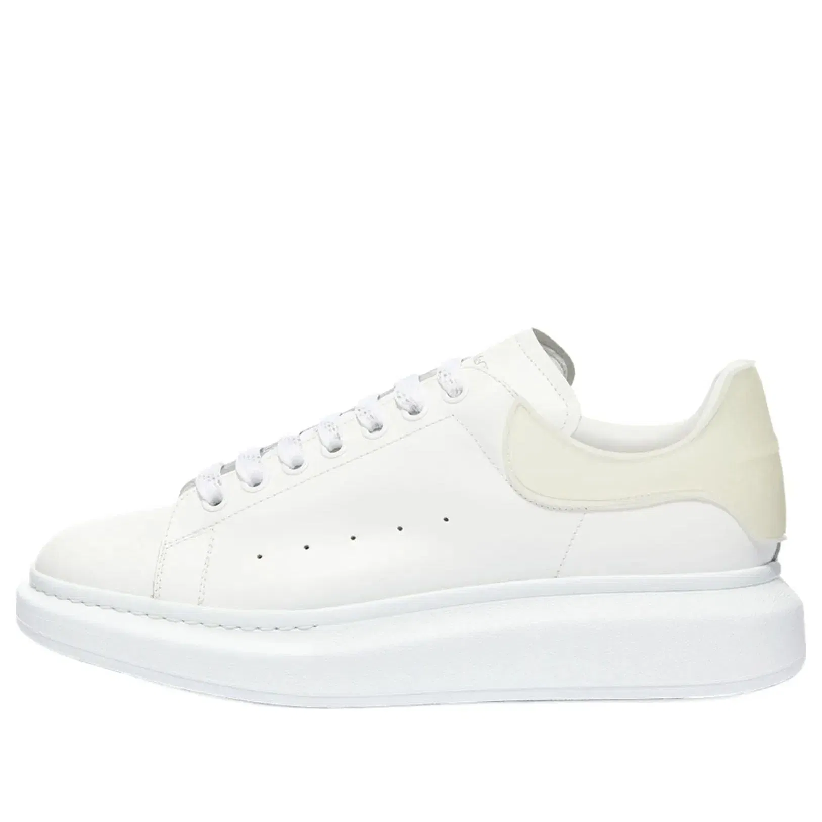 Alexander McQueen Oversized Sneaker White Pearl