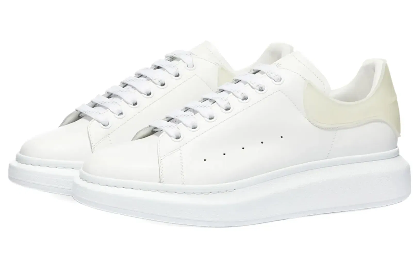 Alexander McQueen Oversized Sneaker White Pearl