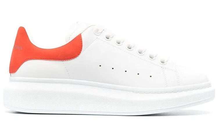 Alexander McQueen Oversized Sneaker White Warm Orange