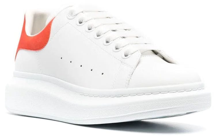 Alexander McQueen Oversized Sneaker White Warm Orange