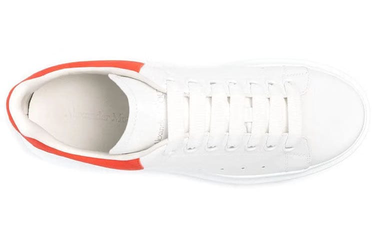 Alexander McQueen Oversized Sneaker White Warm Orange