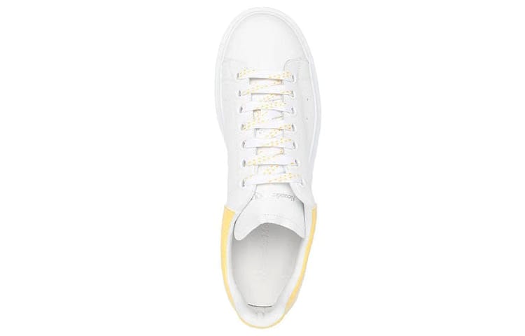 Alexander McQueen Oversized Sneaker White Yellow Crocodile