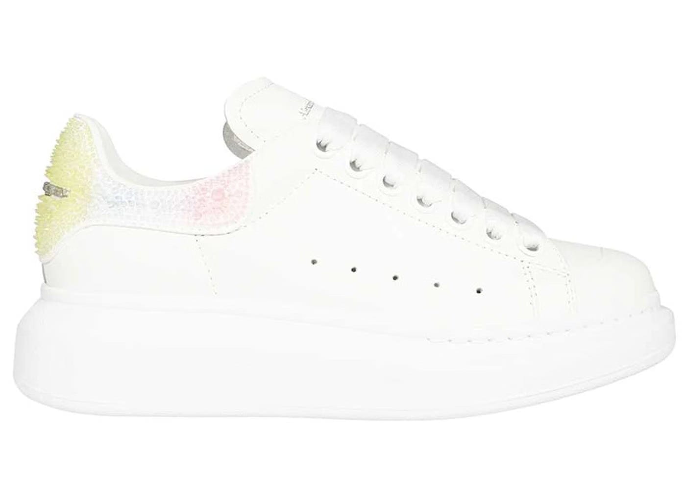 Alexander McQueen Wmns Oversized Sneaker 'White Multicolor Crystal'