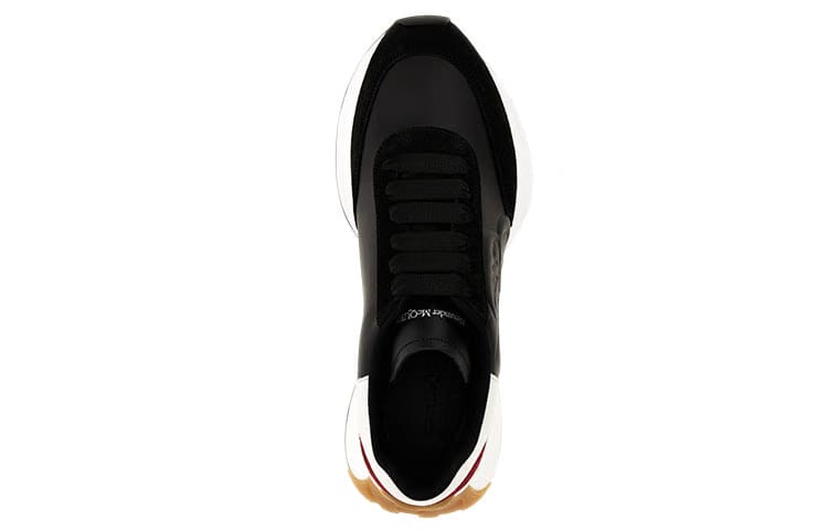 Alexander McQueen Sprint Runner Black Burgundy