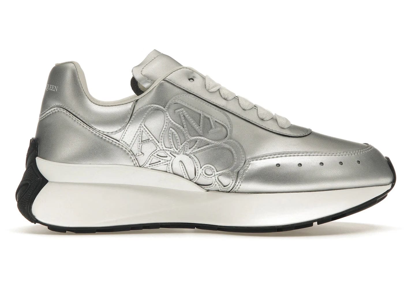 Alexander Mcqueen Sprint Runner Silver (Women'S)