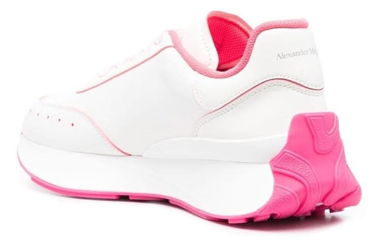 Alexander Mcqueen Sprint Runner White Fuchsia Pink (Women'S)