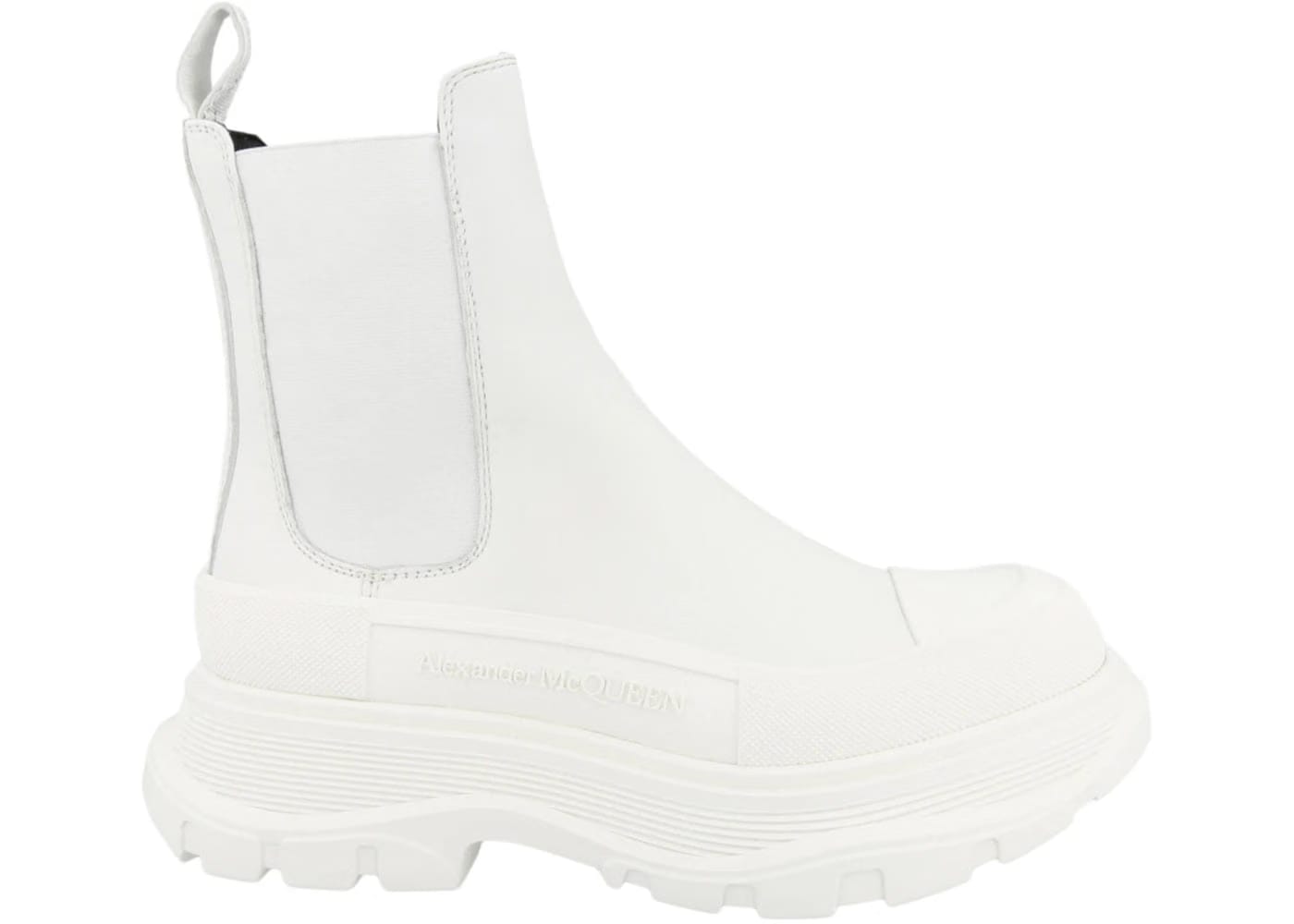 Alexander McQueen Wmns Tread Slick Boots 'White'