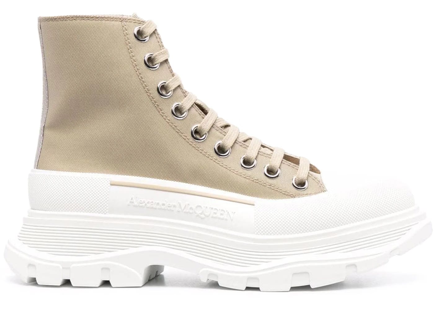 Alexander McQueen Wmns Tread Slick Boot 'Beige Canvas'