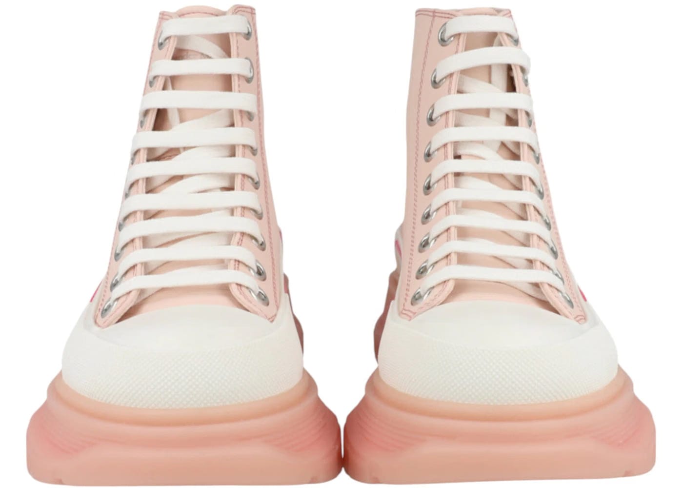 Alexander McQueen Wmns Tread Slick Boot 'Pale Peach White'