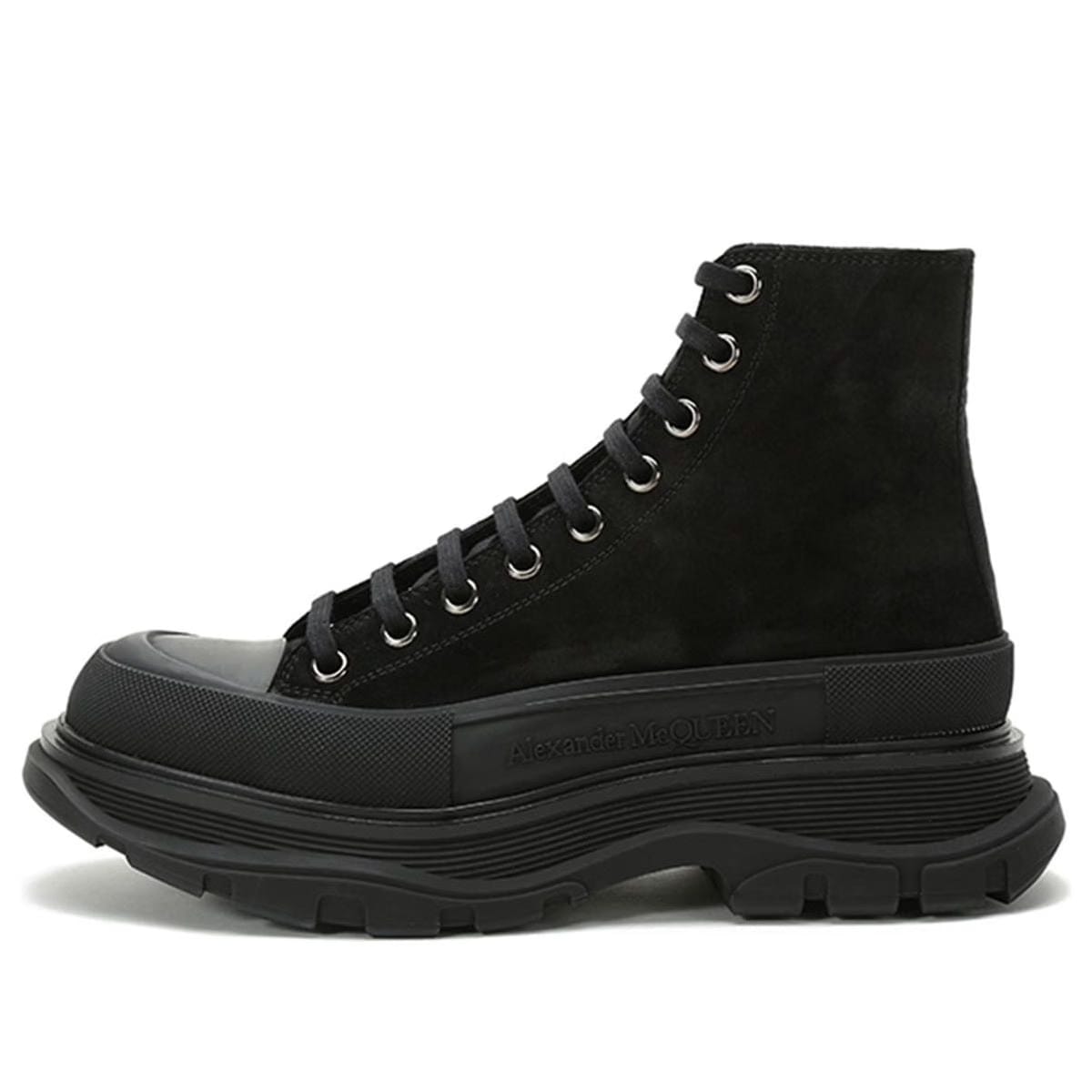 Alexander Mcqueen Tread Slick Boot Triple Black