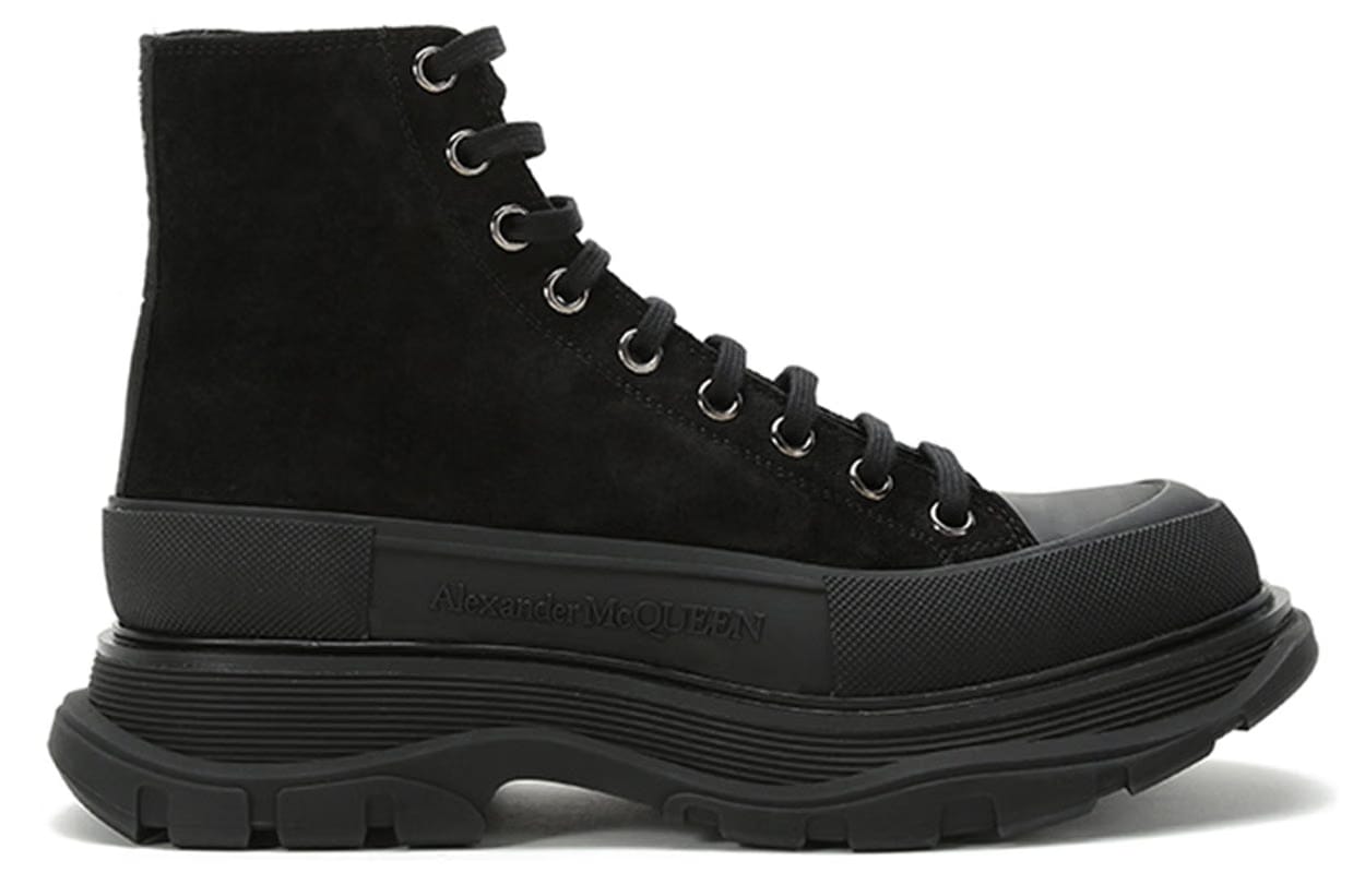 Alexander Mcqueen Tread Slick Boot Triple Black