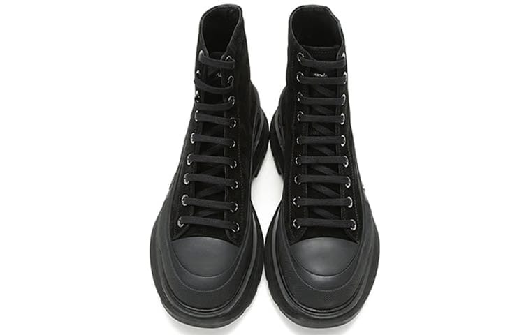 Alexander Mcqueen Tread Slick Boot Triple Black