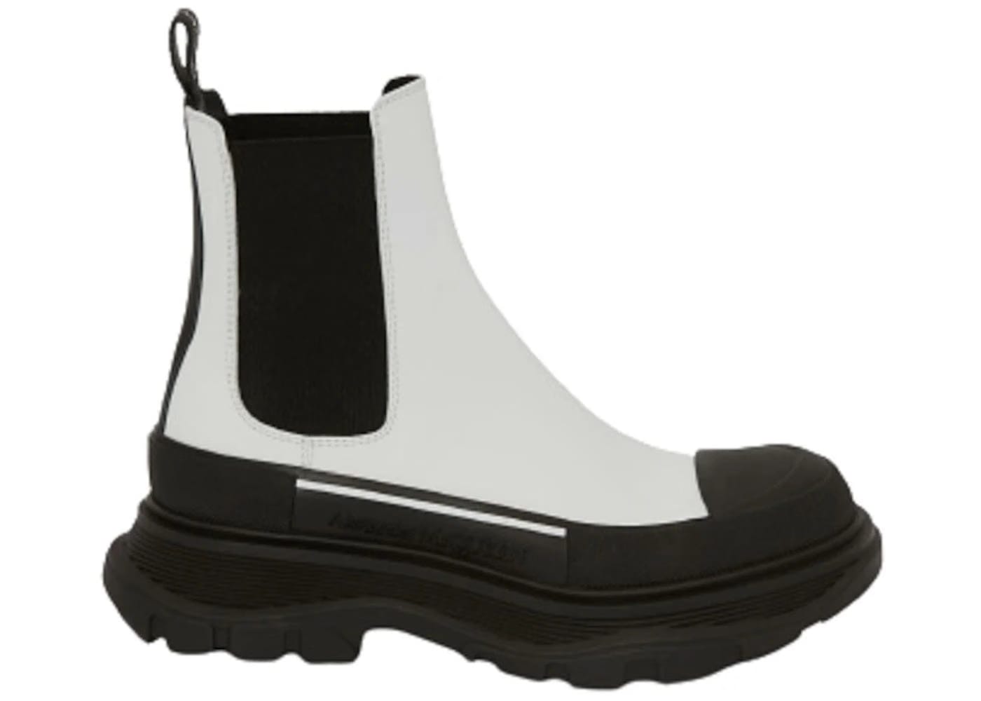 Alexander McQueen Wmns Tread Slick Boot 'White Black'