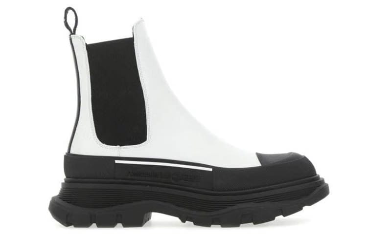 Alexander McQueen Wmns Tread Slick Boot 'White Black'