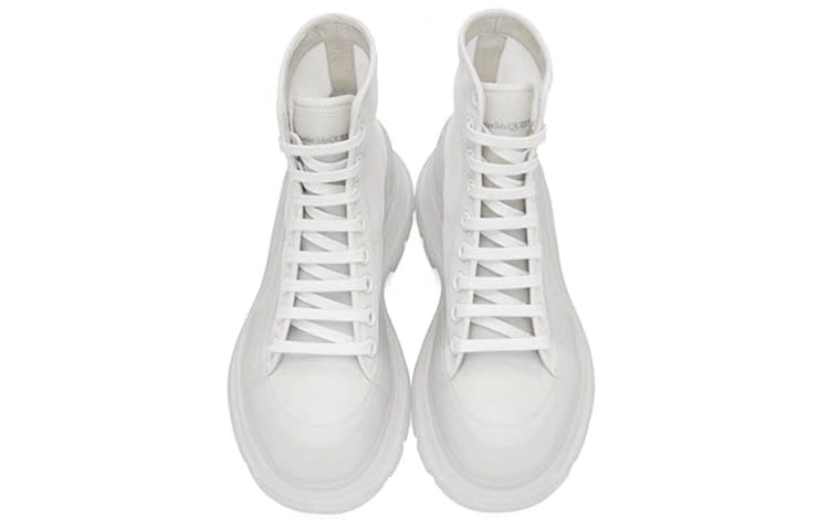 Alexander Mcqueen Tread Slick Boot White White Clear Sole