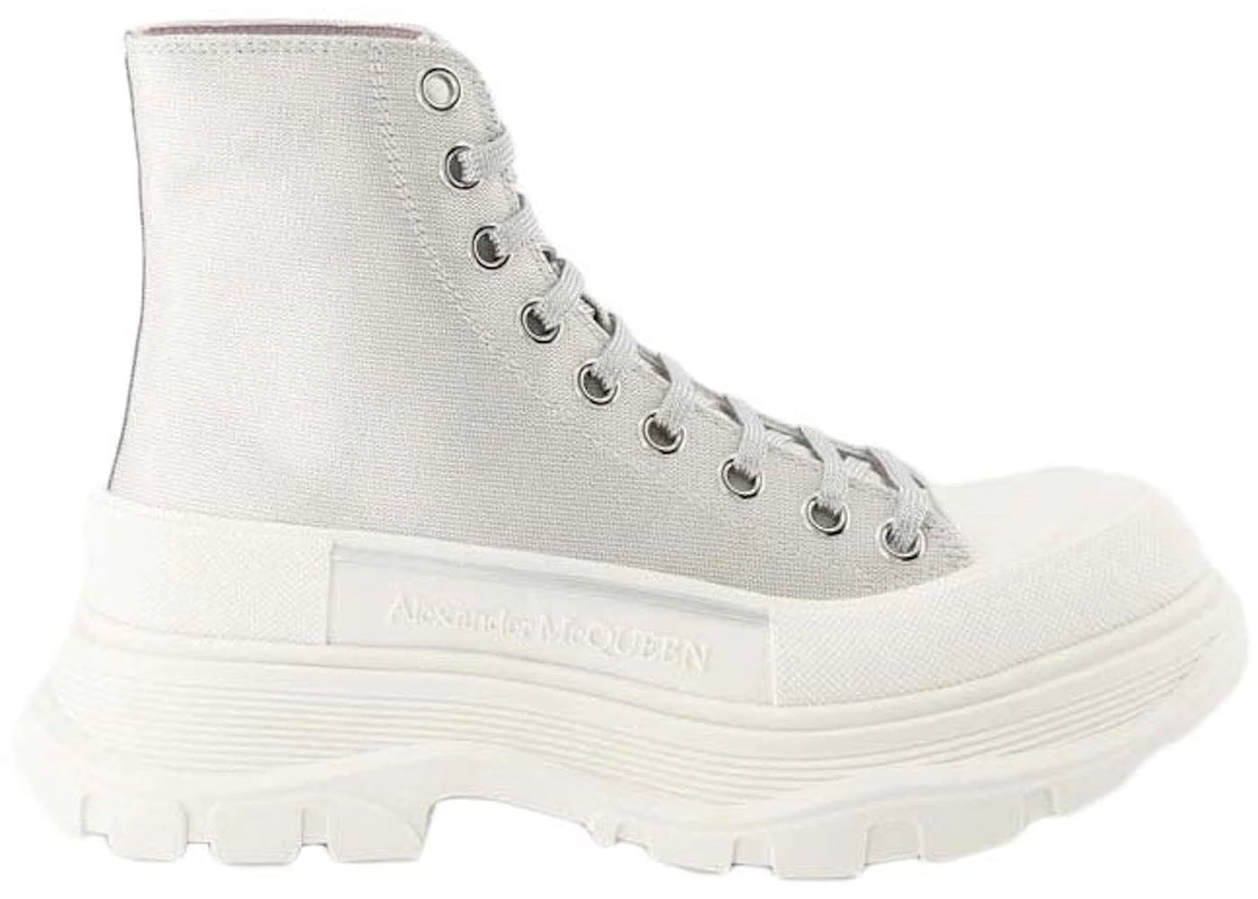 Alexander McQueen Wmns Tread Slick Boot 'Silver'