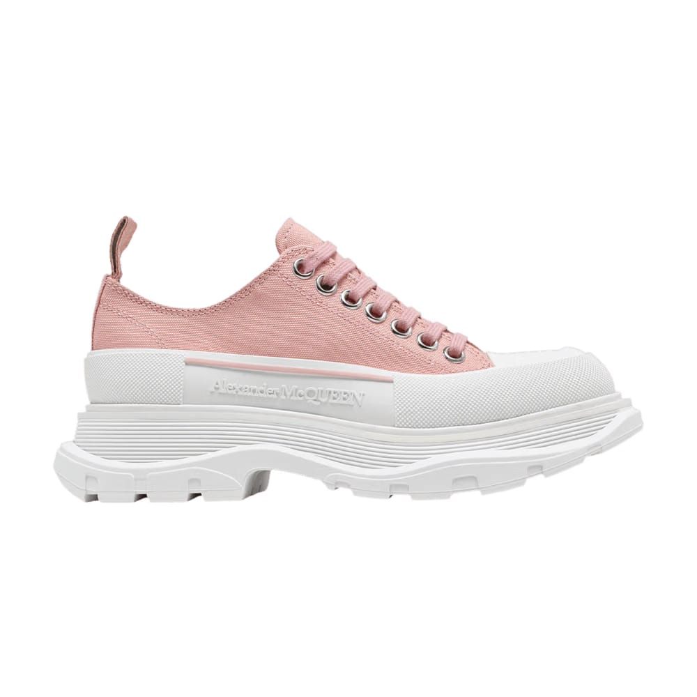 Alexander Mcqueen Tread Slick Lace Up Magnolia (Women'S)