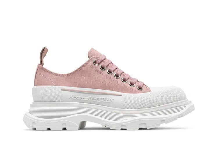 Alexander Mcqueen Tread Slick Lace Up Magnolia (Women'S)