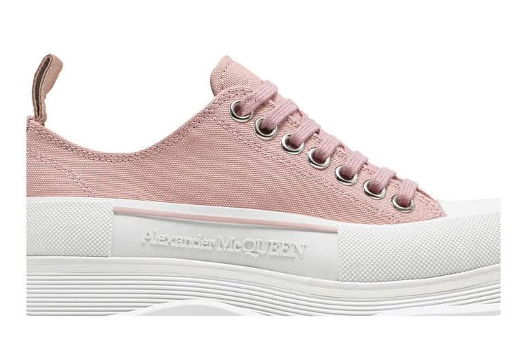 Alexander Mcqueen Tread Slick Lace Up Magnolia (Women'S)