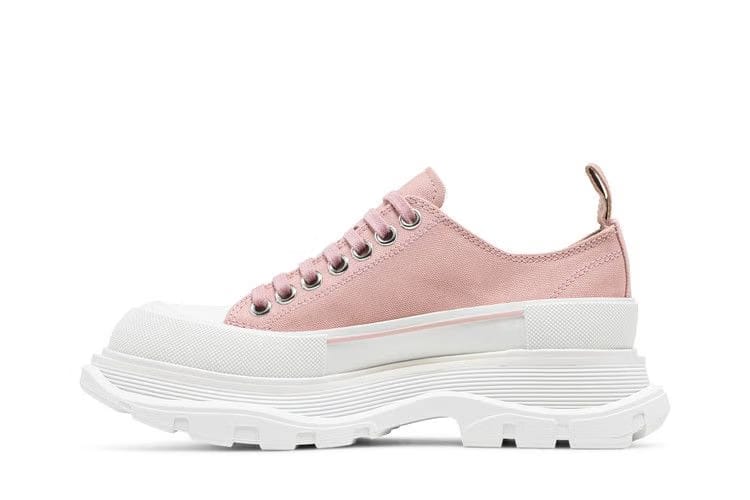 Alexander Mcqueen Tread Slick Lace Up Magnolia (Women'S)