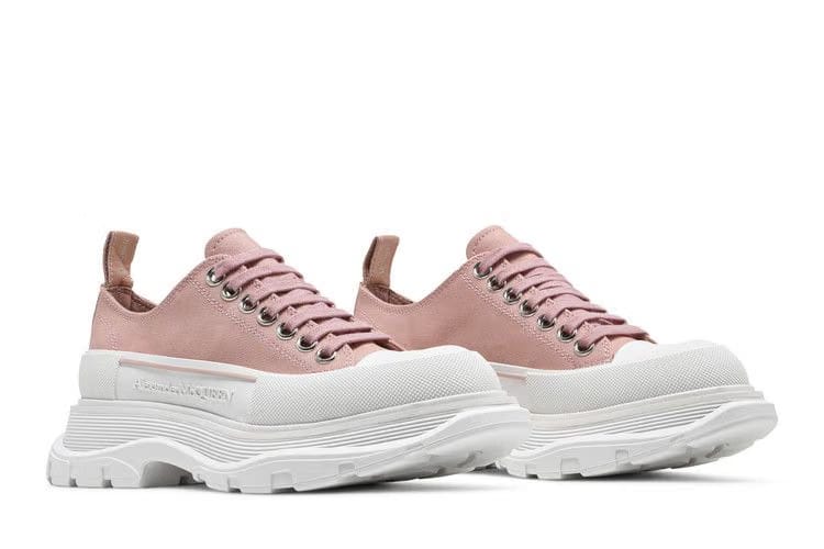 Alexander Mcqueen Tread Slick Lace Up Magnolia (Women'S)