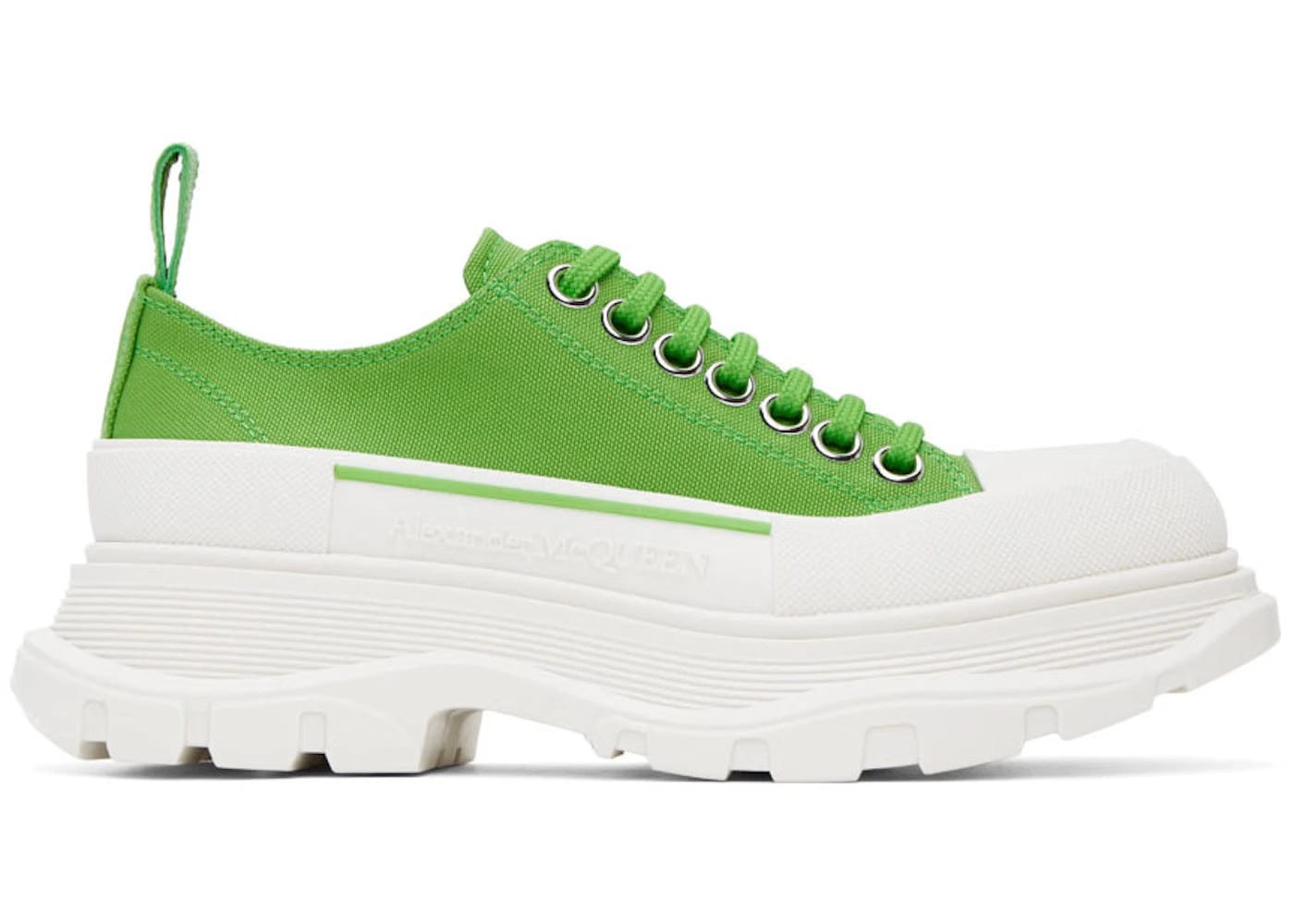 Alexander McQueen Wmns Tread Slick Lace Up 'Green'