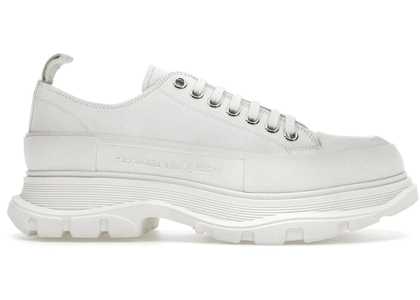 Alexander Mcqueen Tread Slick Low Lace Up White Fw21