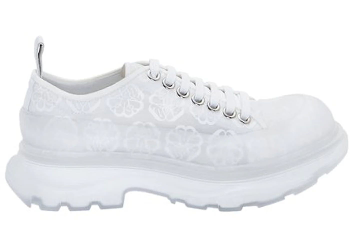 Alexander McQueen Wmns Tread Slick 'White Transparent'