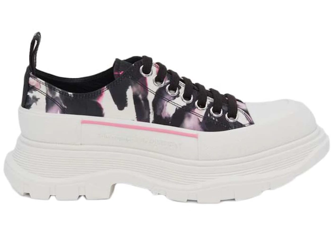 Alexander McQueen Wmns Tread Slick Lace Up 'Watercolour Graffiti'