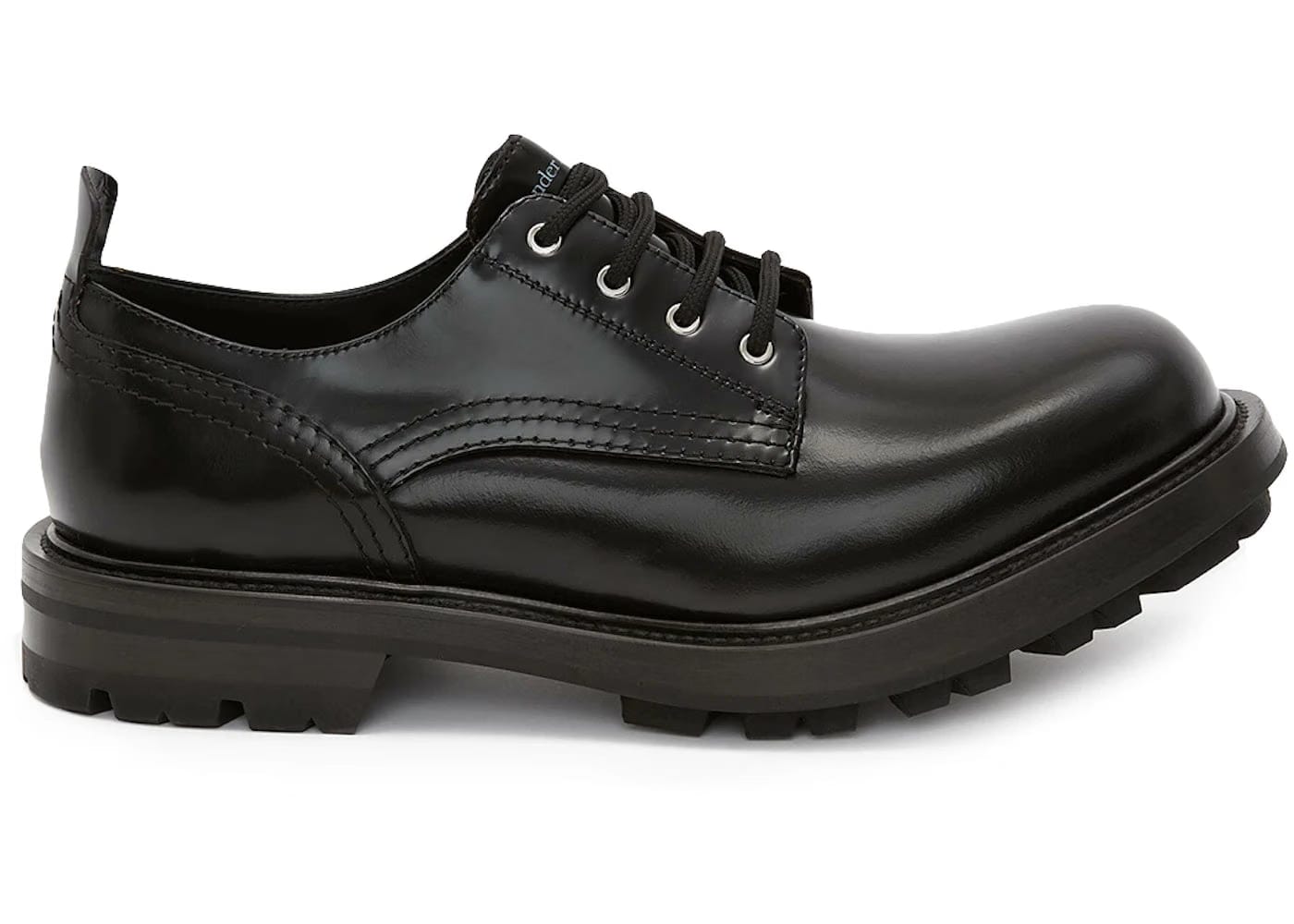 Alexander McQueen Ridged Sole Lace-Up Black