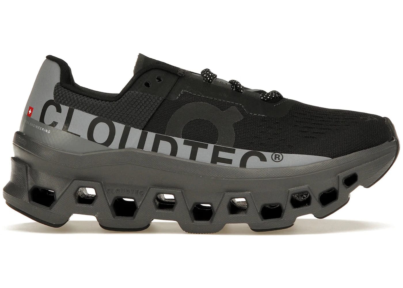 On Running Cloudmonster Lumos Black Womens