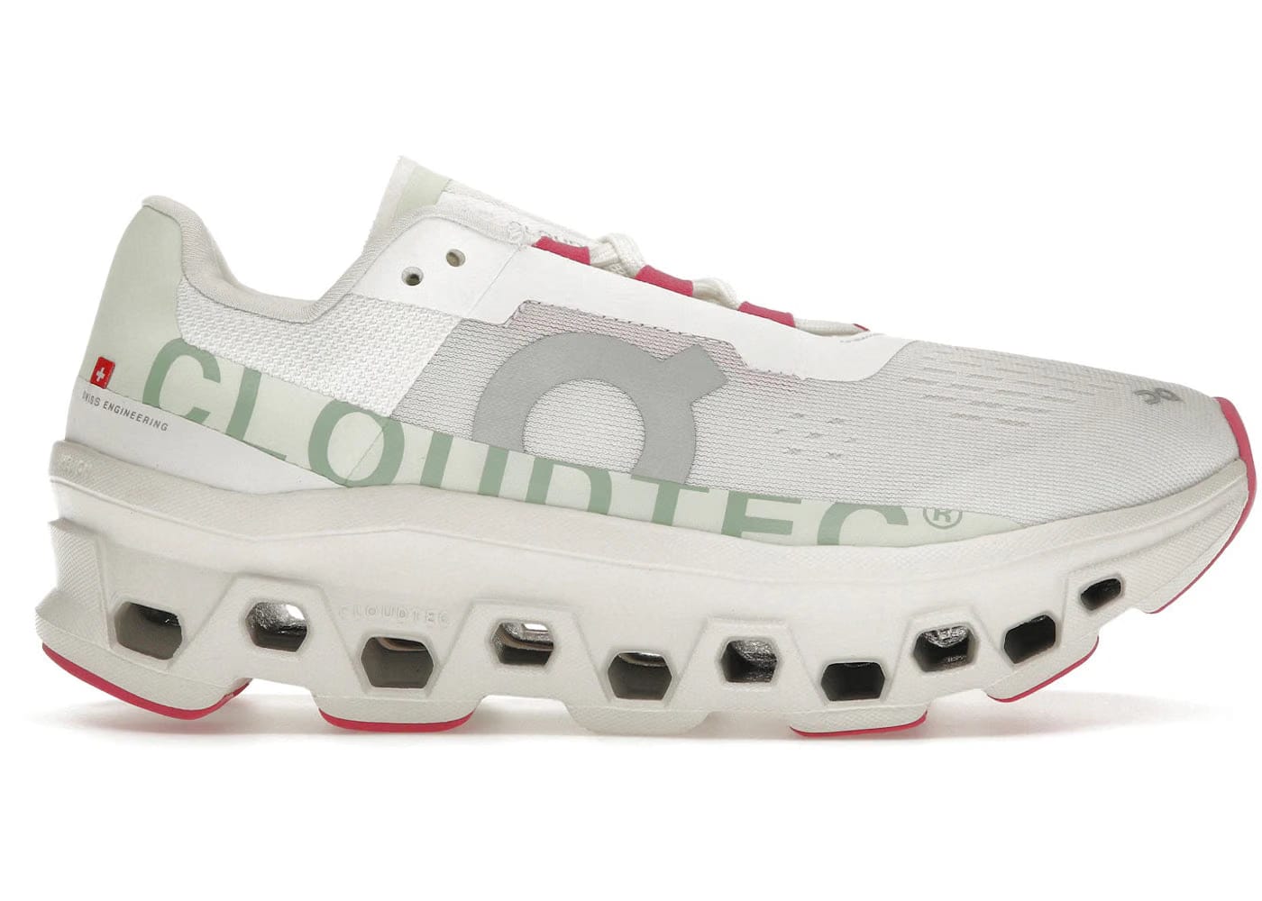 On Running Cloudmonster White Lima Womens