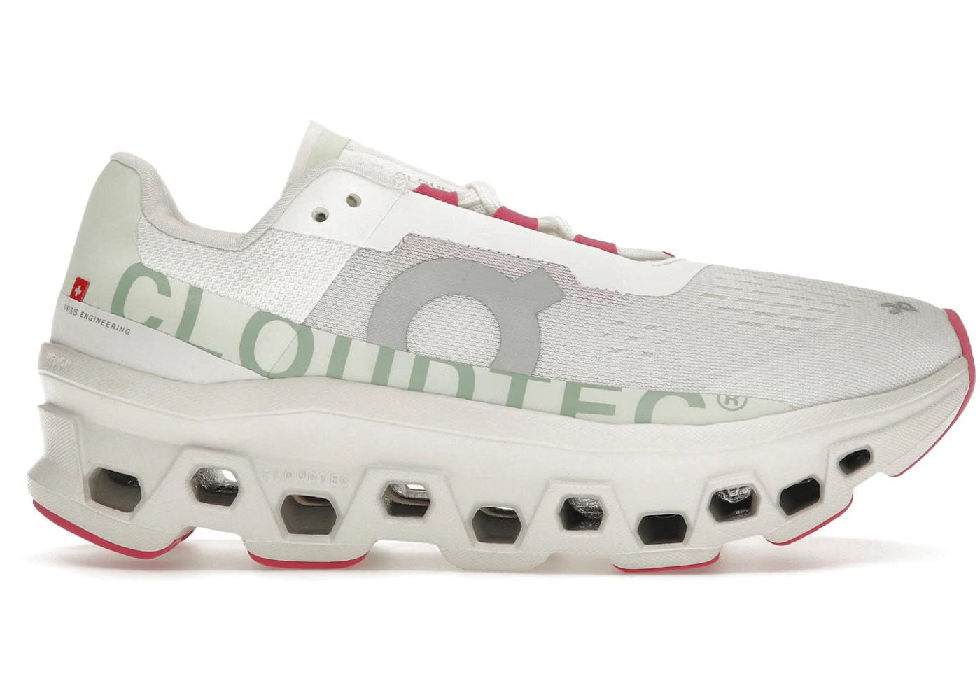 On Running Cloudmonster White Lima Womens