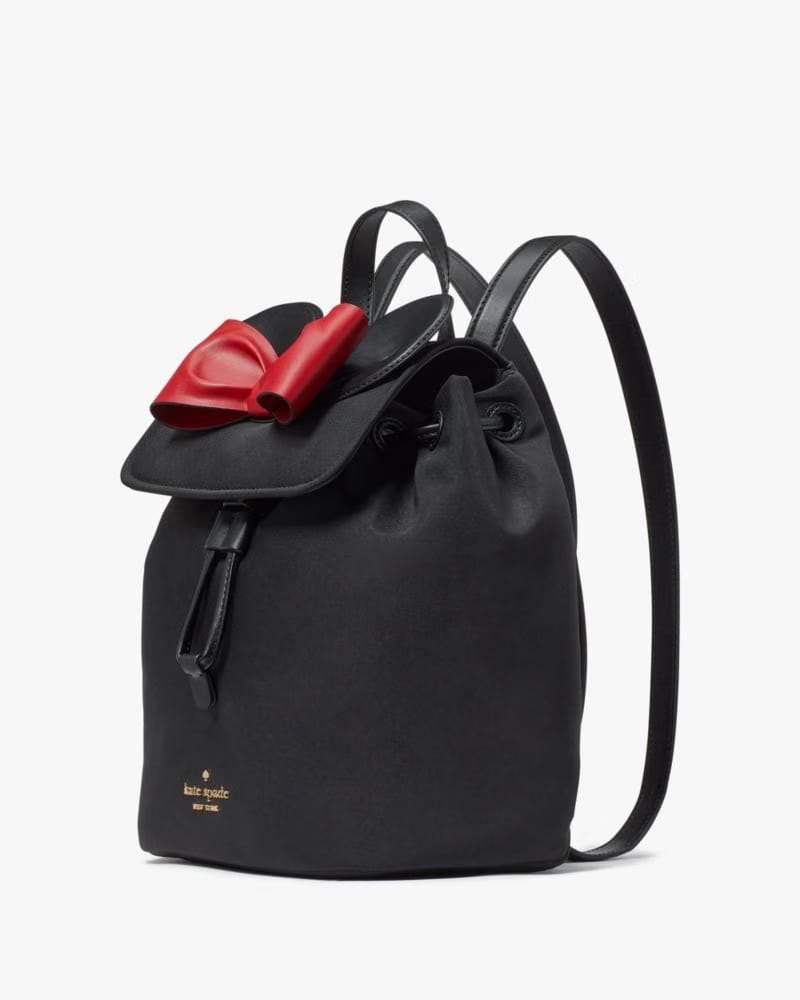 Kate Spade Disney X Kate Spade New York Minnie 3d Flap Backpack Black Multi