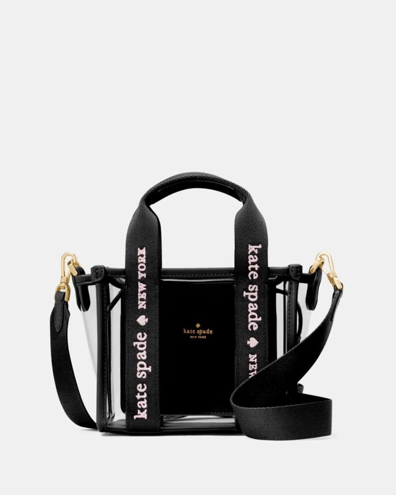 Kate Spade Kip Clear Mini Tote Black