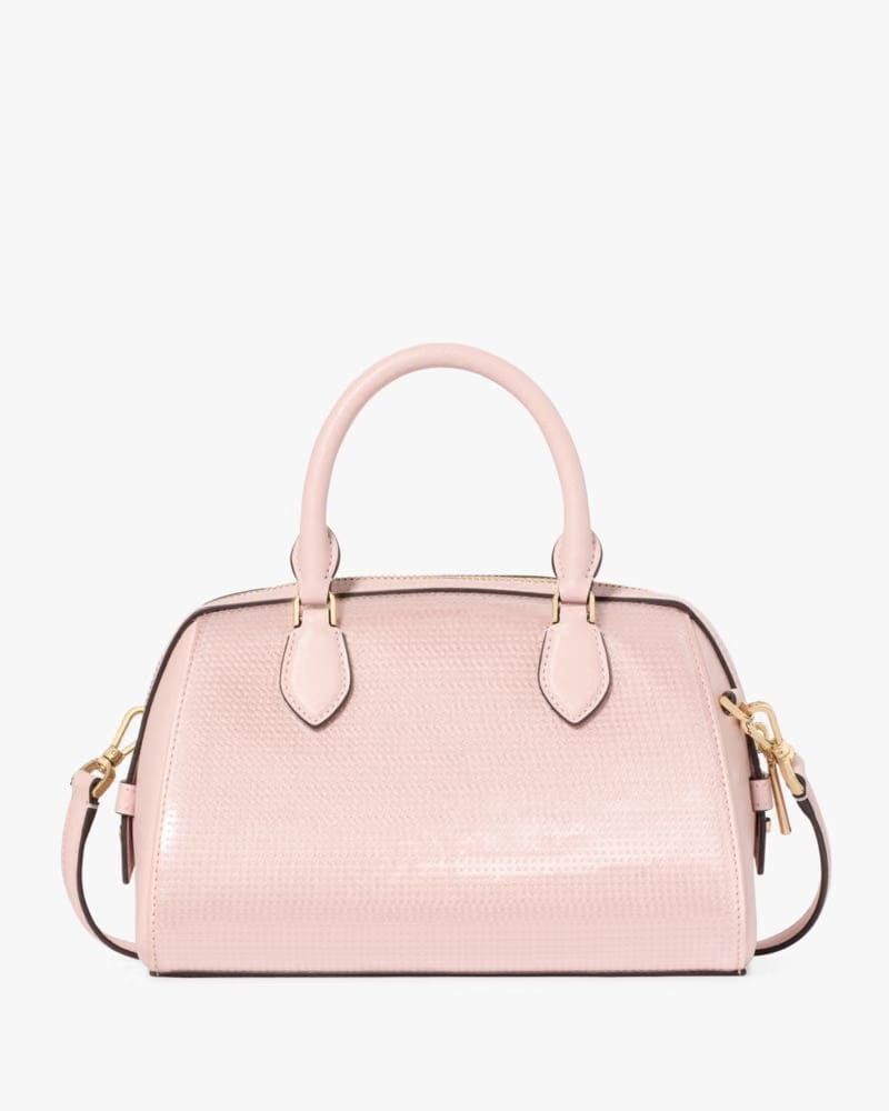 Kate Spade Madison Satin Sequin Small Dolly Duffle Rose Smoke