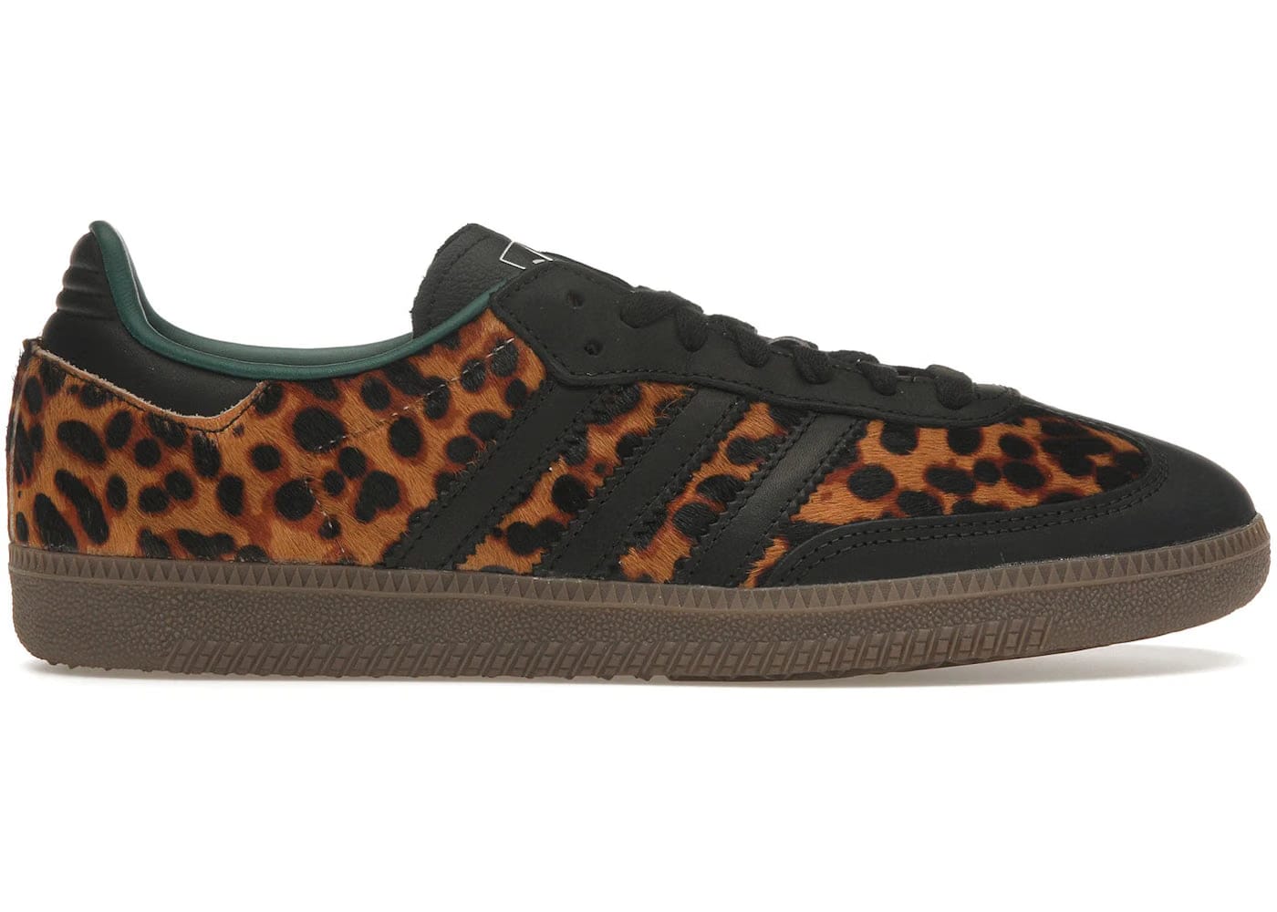 Adidas Samba Og Black Green Leopard Womens