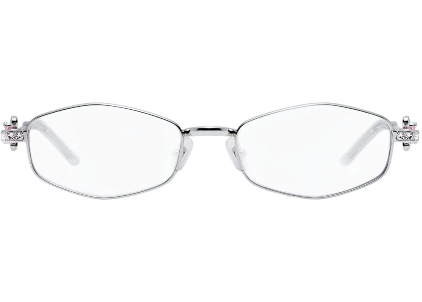 Gentle Monster Gleam 02 Sunglasses Silver/Clear