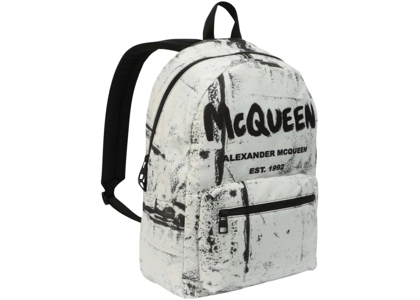 Alexander Mcqueen Metropolitan Backpack Black/White