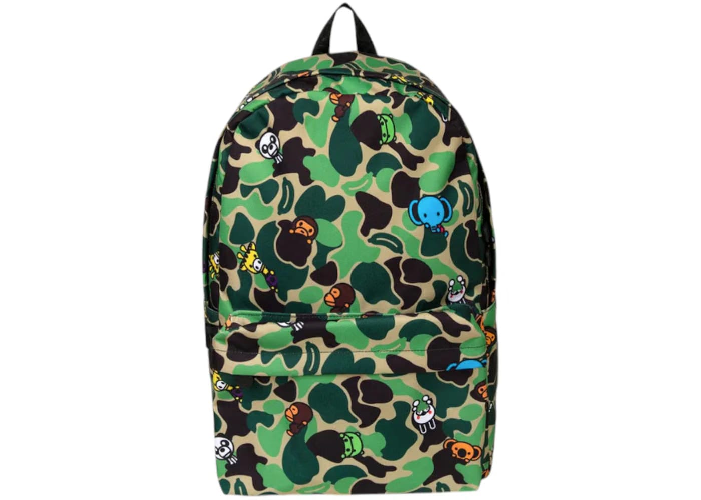 Bape Abc Milo All Friends Large Backpack (Ss25) Green