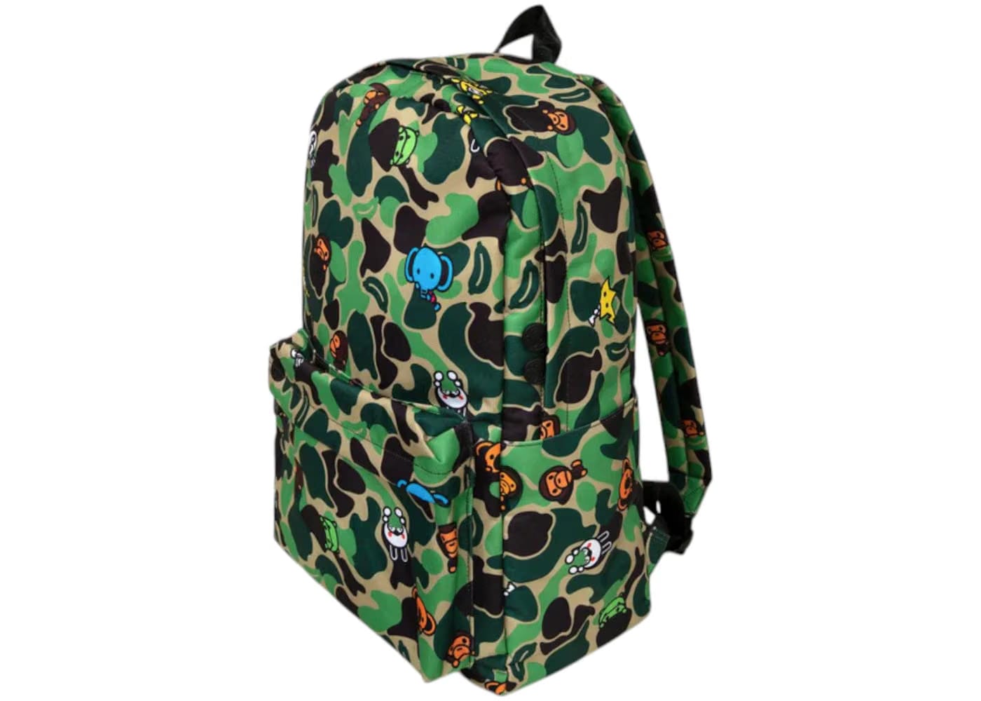 Bape Abc Milo All Friends Large Backpack (Ss25) Green