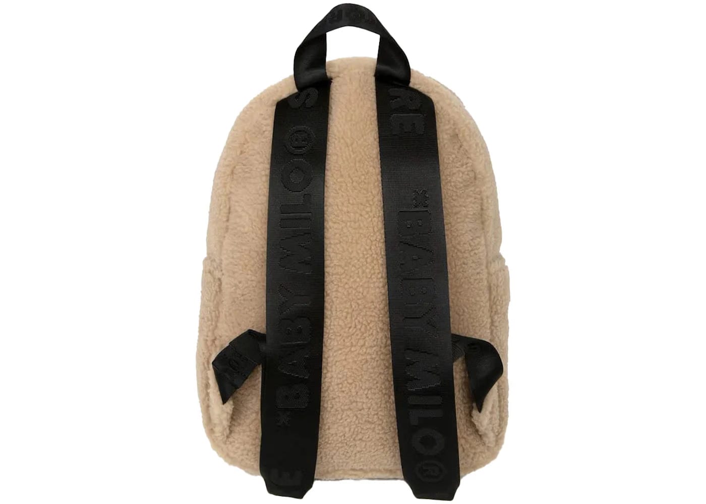 Bape All Baby Milo Mini Faux Fur Backpack Beige