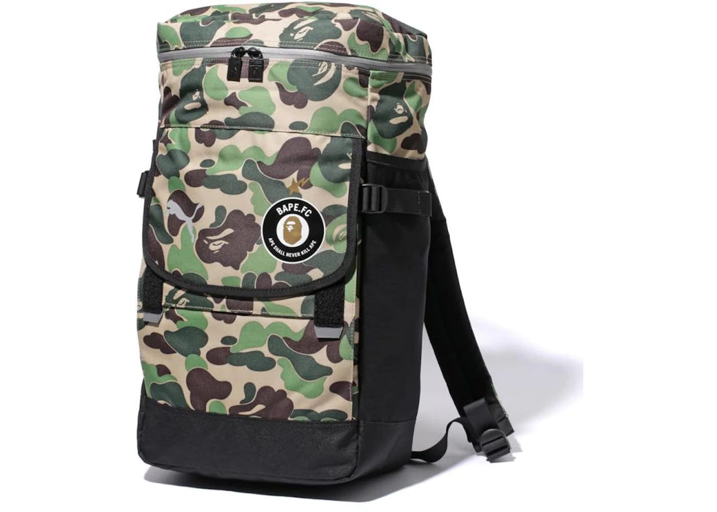 Bape x Puma Abc Camo Backpack Green