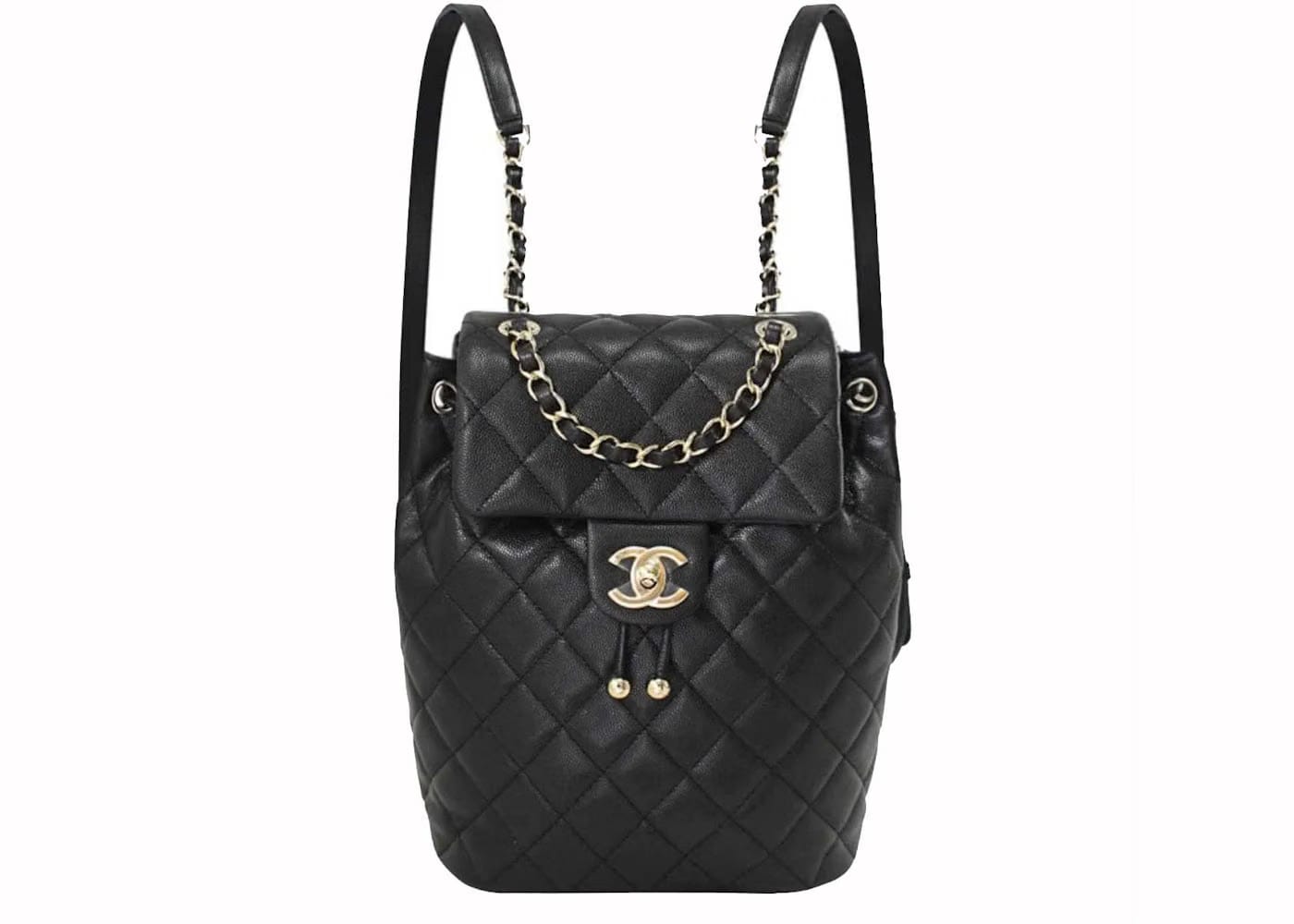 Chanel Small 23S Grained Calfskin Backpack Black (As4058)