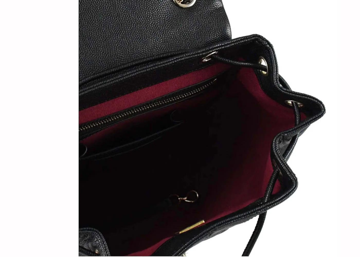 Chanel Small 23S Grained Calfskin Backpack Black (As4058)