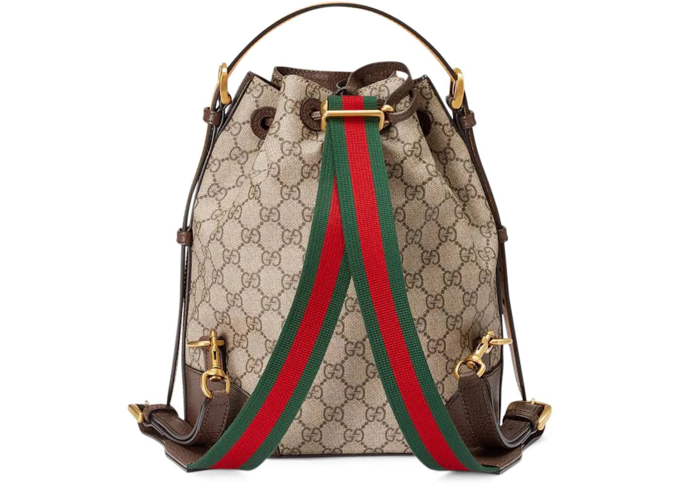 Gucci Backpack Gg Supreme Web Detail