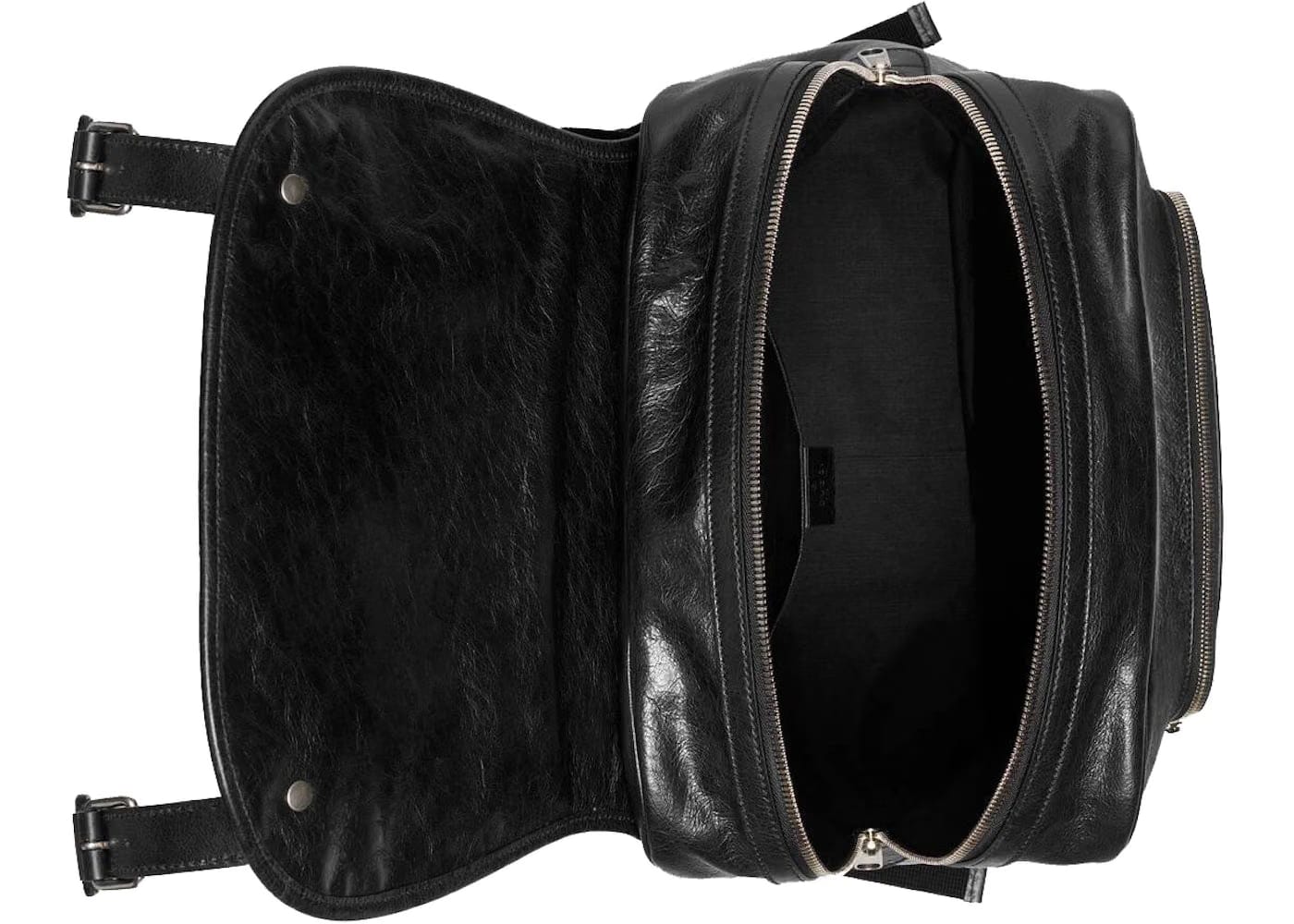 Gucci Backpack Soft Leather Medium Black