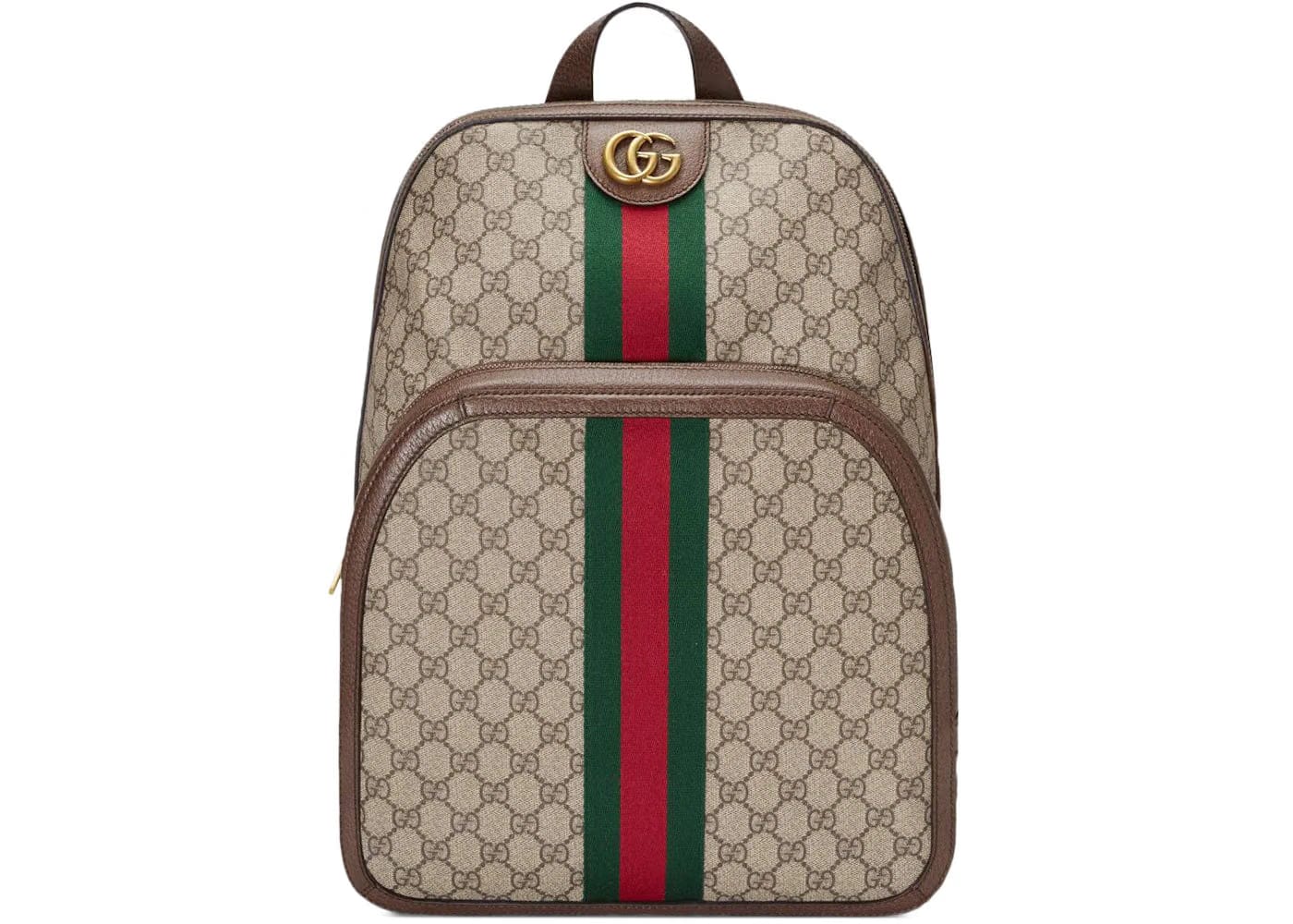 Gucci Ophidia Backpack Gg Supreme Medium Beige/Ebony